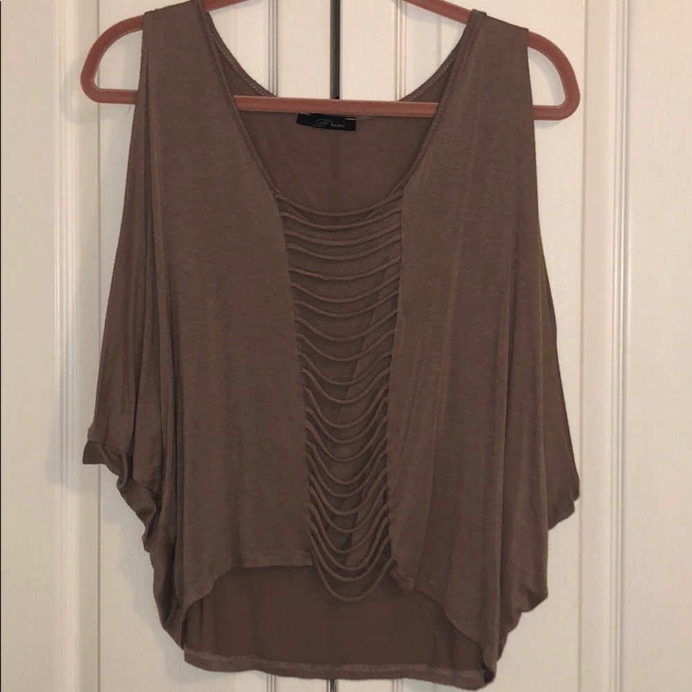 Brown Styling Tank Top